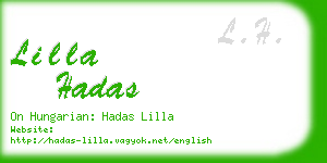 lilla hadas business card